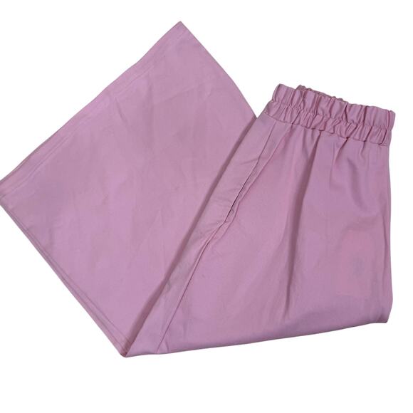 Taylor Jay  Cotton Culotte Her Edition Pink Pants Size S NWT - Picture 2 of 11